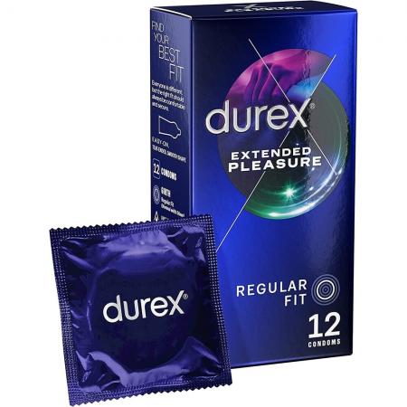 Durex Extended Pleasure Regular Fit Condoms 12 Pack